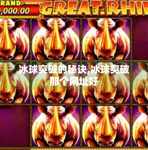 冰球突破的秘诀,冰球突破那个网址好