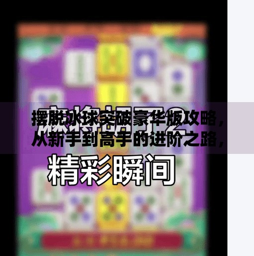 摆脱冰球突破豪华版攻略，从新手到高手的进阶之路，教你玩转这款经典街机游戏！摆脱冰球突破豪华版攻略