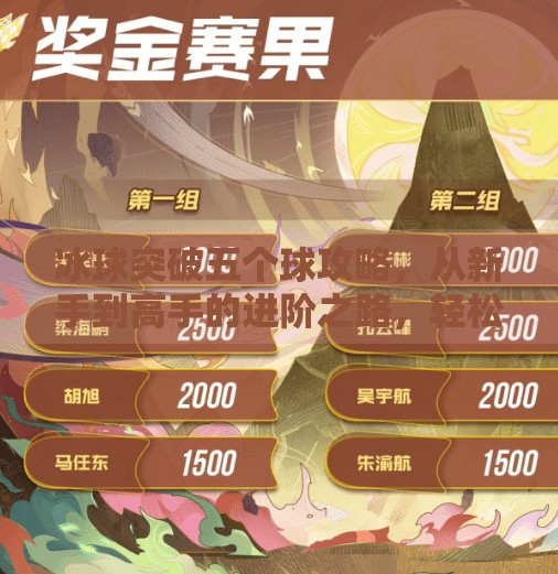 冰球突破五个球攻略，从新手到高手的进阶之路，轻松解锁高分秘籍！冰球突破五个球攻略