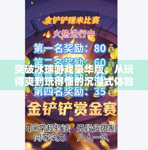 突破冰球游戏豪华版，从玩得爽到玩得懂的沉浸式体验革命,突破冰球游戏豪华版