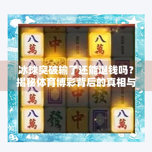 冰球突破输了还能退钱吗？揭秘体育博彩背后的真相与风险！冰球突破输了还能退钱吗