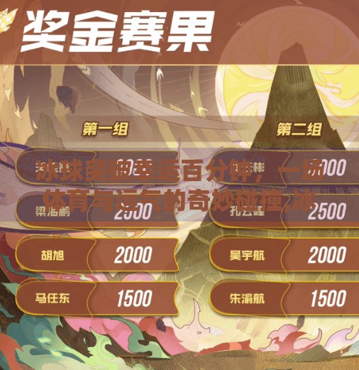 冰球突破幸运百分钟，一场体育与运气的奇妙碰撞,冰球突破幸运百分钟