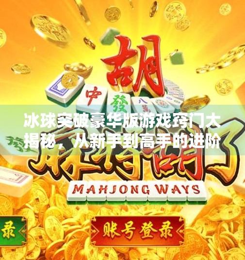 冰球突破豪华版游戏窍门大揭秘，从新手到高手的进阶攻略！冰球突破豪华版游戏窍门在哪