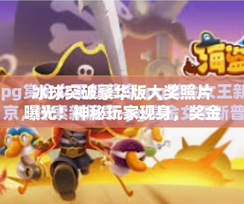 冰球突破豪华版大奖照片曝光！神秘玩家现身，奖金高达百万？真相令人震惊！冰球突破豪华版大奖照片