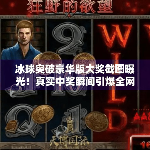 冰球突破豪华版大奖截图曝光！真实中奖瞬间引爆全网，你敢信这是游戏吗？冰球突破豪华版大奖截图
