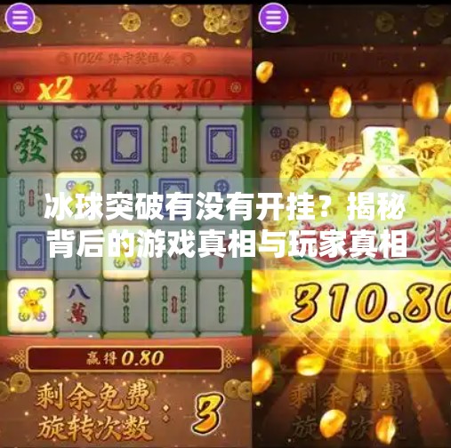 冰球突破有没有开挂？揭秘背后的游戏真相与玩家真相,冰球突破有没有开挂